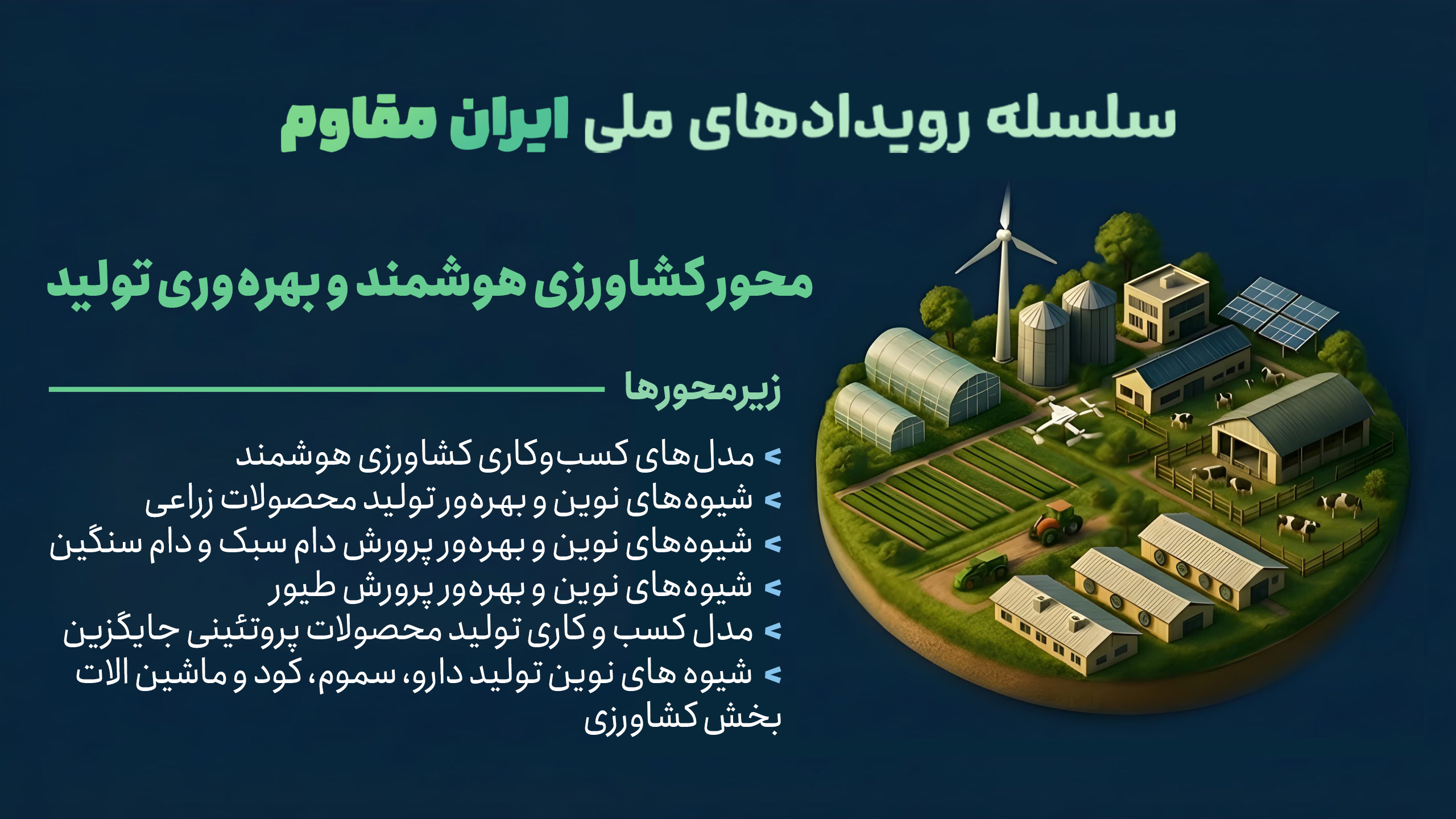 کشاورزی هوشمند و بهره‌وری تولید